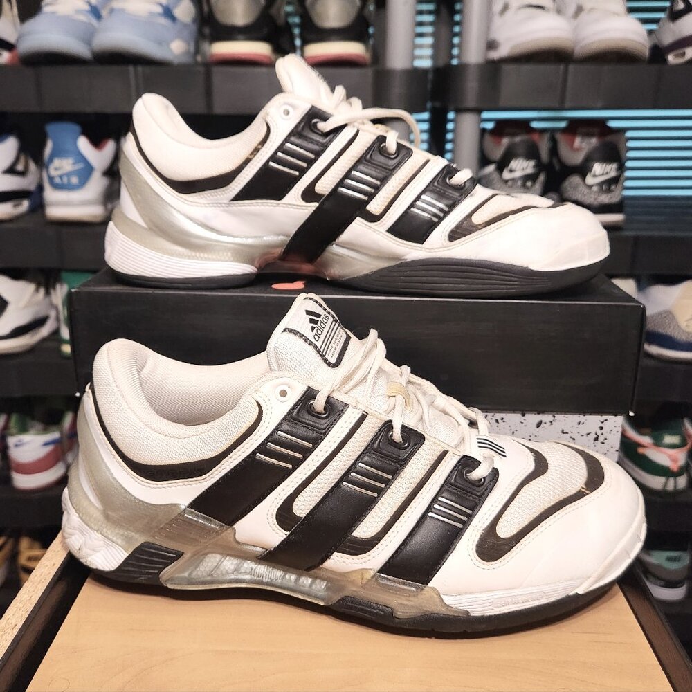adidas White and Black Athletic Shoes